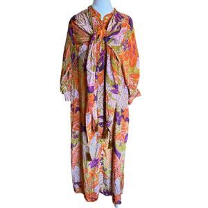 Farm Rio Jungle Panther Maxi Shirt Dress Size L